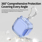 XDcase Crystal Switch Series Earphone Case with Carabiner & Holder, For Samsung Galaxy Buds4 / 4 Pro