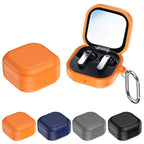 XDcase Lychee Texture TPU Hybrid PC Earphone Case with Hook, For Samsung Galaxy Buds4 / 4 Pro