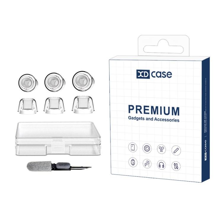 XDcase 3 Pairs Replacement Liquid Silicone Ear Tips, S/M/L Size, For AirPods Pro 3, For AirPods Pro 1 / 2