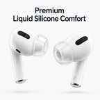 XDcase 3 Pairs Replacement Liquid Silicone Ear Tips, S/M/L Size, For AirPods Pro 3, For AirPods Pro 1 / 2