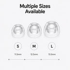 XDcase 3 Pairs Replacement Liquid Silicone Ear Tips, S/M/L Size, For AirPods Pro 3, For AirPods Pro 1 / 2