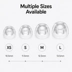 XDcase 4 Pairs Replacement Liquid Silicone Ear Tips, XS/S/M/L Size, For AirPods Pro 3, For AirPods Pro 1 / 2