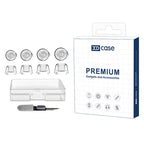 XDcase 4 Pairs Replacement Liquid Silicone Ear Tips, XS/S/M/L Size, For AirPods Pro 3, For AirPods Pro 1 / 2