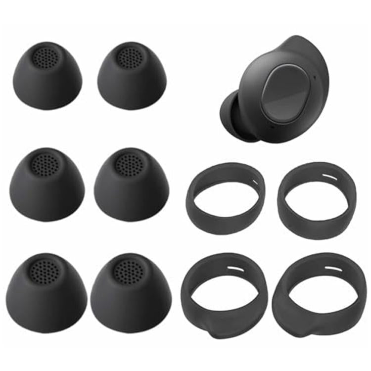 XDcase 3 Pairs Replacement Silicone Ear Tips & Ear Hooks Kit, S/M/L Size, For Samsung Galaxy Buds FE