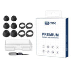 XDcase 3 Pairs Replacement Silicone Ear Tips & Ear Hooks Kit, S/M/L Size, For Samsung Galaxy Buds FE
