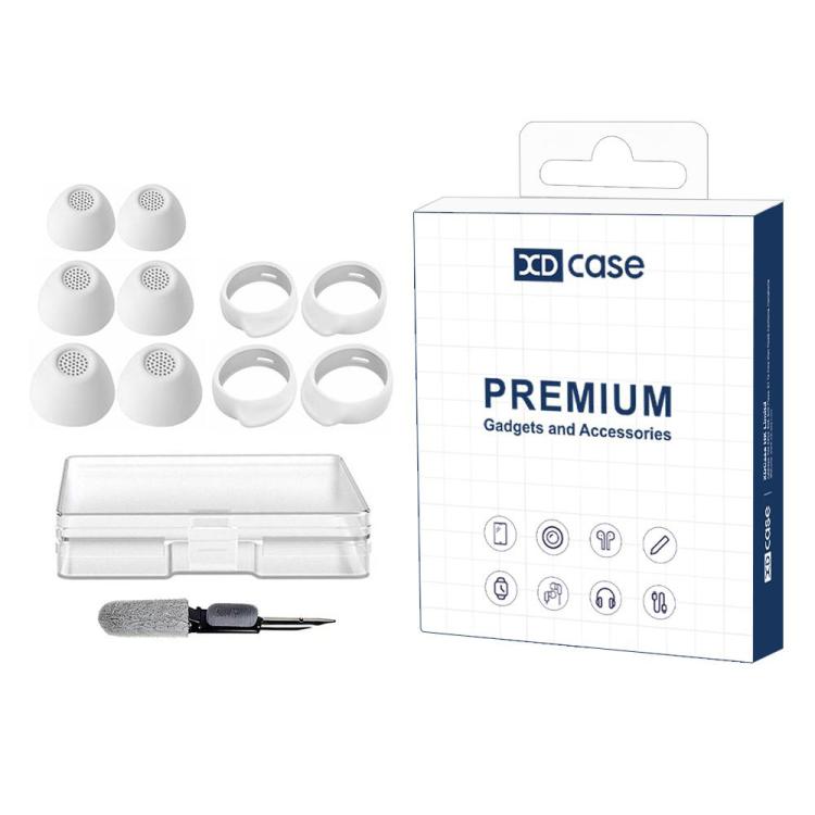 XDcase 3 Pairs Replacement Silicone Ear Tips & Ear Hooks Kit, S/M/L Size, For Samsung Galaxy Buds FE