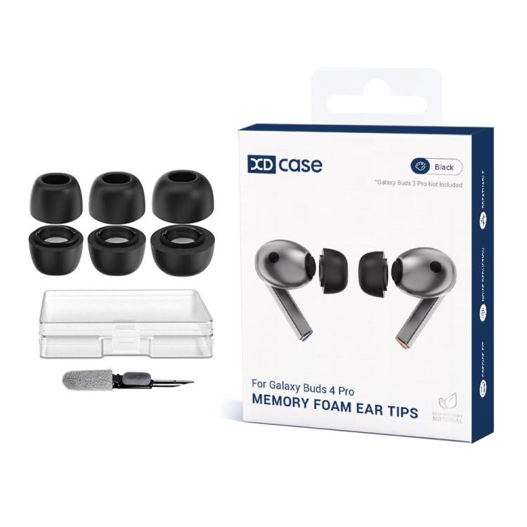 XDcase 3 Pairs Replacement Memory Foam Ear Tips Kit, S/M/L Size, For Samsung Galaxy Buds4 Pro