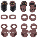 XDcase 4 Pairs Silicone Ear Tips & Ear Hooks Kit, Left & Right S/L Size, 4 Pairs
