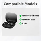 XDcase 5 Pairs Silicone Ear Tips Kit, XS/S/M/L/XL Size, For Beats Powerbeats Pro 2 / Fit / Studio Buds