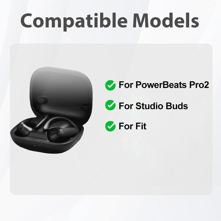 XDcase 5 Pairs Silicone Ear Tips Kit, XS/S/M/L/XL Size, For Beats Powerbeats Pro 2 / Fit / Studio Buds