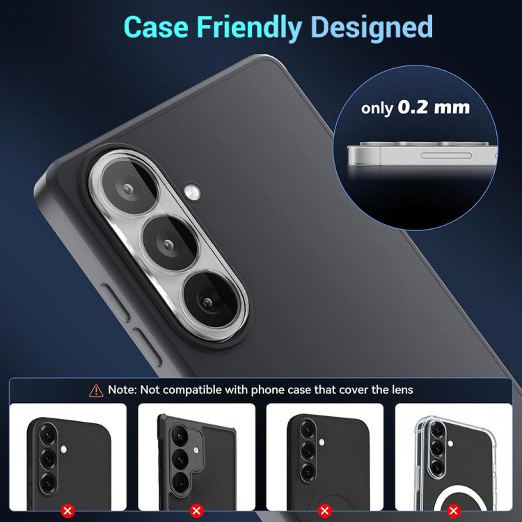 XDcase HD Tempered Glass Camera Lens Protector, For Samsung Galaxy S26+ 5G, For Samsung Galaxy S26 Ultra 5G, For Samsung Galaxy S26 5G