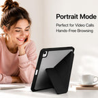 XDcase Rice Grain Texture Y-fold Holder Smart Tablet Leather Case with Pen Slot, For iPad Air 13 inch 2026 / 2025 / 2024, For iPad mini 2024 / 2021
