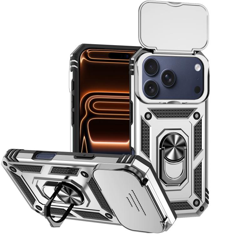 XDcase Sliding Camshield Ring Holder Magnetic Phone Case, For iPhone 18 Pro / 17 Pro, For iPhone 18 Pro Max / 17 Pro Max, For iPhone 17, For iPhone Air