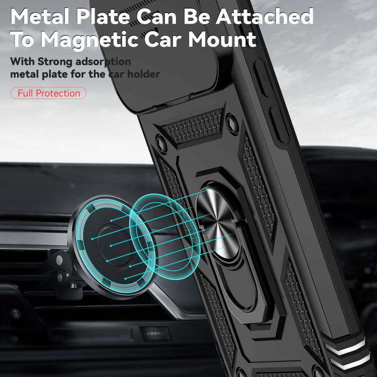 XDcase Sliding Camshield Ring Holder Magnetic Phone Case, For iPhone 18 Pro / 17 Pro, For iPhone 18 Pro Max / 17 Pro Max, For iPhone 17, For iPhone Air