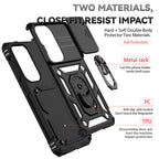 XDcase Sliding Camshield Ring Holder Magnetic Phone Case, For Samsung Galaxy S26+ 5G, For Samsung Galaxy S26 Ultra 5G, For Samsung Galaxy S26 5G