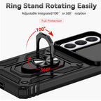 XDcase Sliding Camshield Ring Holder Magnetic Phone Case, For Samsung Galaxy S26+ 5G, For Samsung Galaxy S26 Ultra 5G, For Samsung Galaxy S26 5G