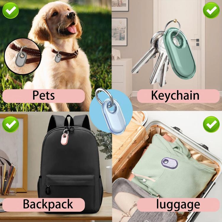 XDcase Full-Coverage Waterproof TPU Protective Case with Keychain, 1PC (Transparent), 1PC (Transparent Green), 1PC (Transparent Blue), 1PC (Transparent Black), 1PC (Transparent Red), 1PC (Transparent Purple)