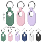 XDcase 4pcs Full-Coverage Silicone Protective Case with Keychain, 4PCS (Black White Green Pink), 4PCS (Black White Purple Blue)