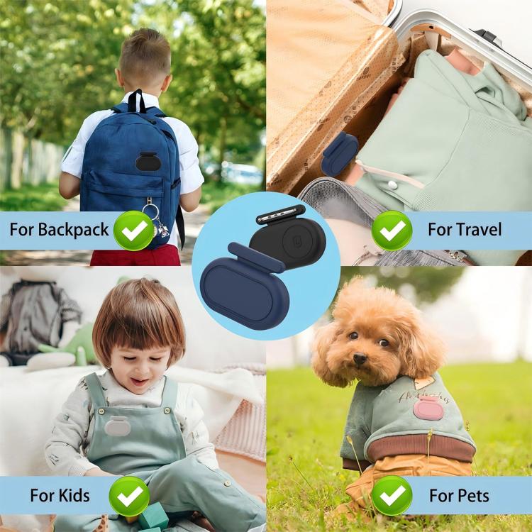 XDcase 4pcs Waterproof Silicone Protective Case with Brooch, 4PCS