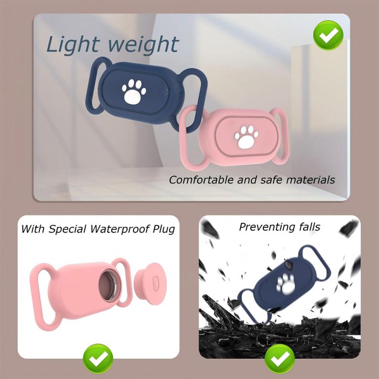 XDcase 3pcs Pet Cat Paw Waterproof Silicone Protective Case, 3PCS