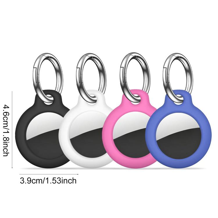 XDcase Solid Color Hard PC Protective Case with Key Ring, 1PC (Black), 1PC (White), 1PC (Rose Red), 1PC (Blue), 1PC (Pink), 1PC (Army Green)