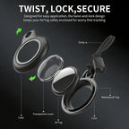 XDcase 4pcs Solid Color Hard PC Protective Case with Strap, 4PCS