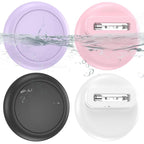 XDcase 4pcs Silicone Waterproof Protective Case with Pin, 4PCS (Black White Blue Green), 4PCS (Red Pink Purple Transparent)