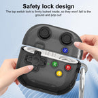 XDcase Transparent Retro Game Console Design Earbuds Case with Holder & Stress Relief Button, For Huawei FreeClip 2