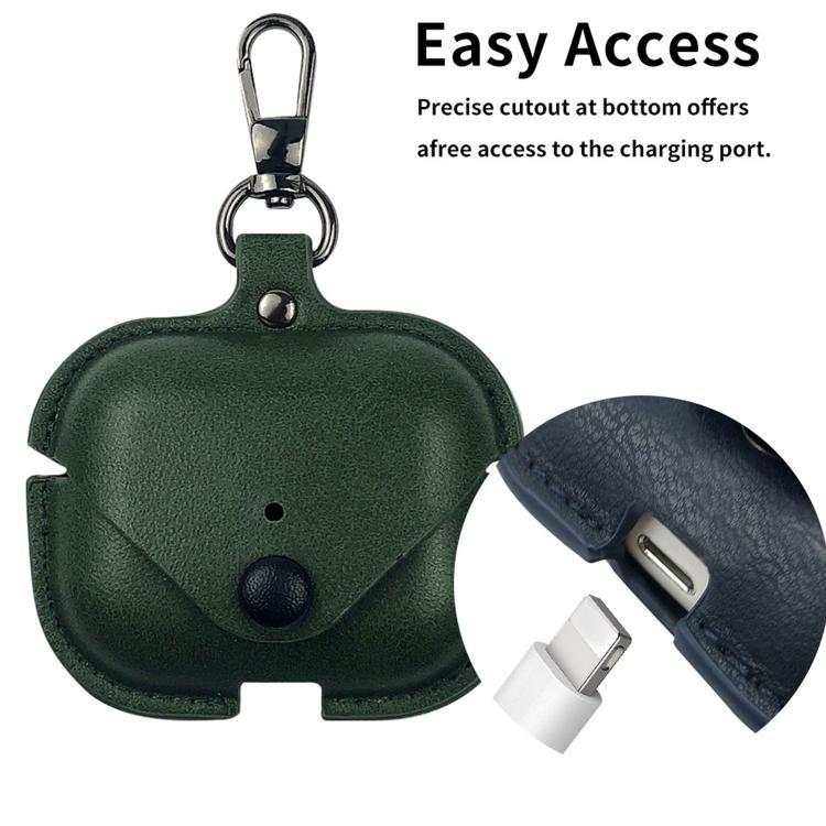 XDcase Business Leather Earphone Protective Case with Hook, For AirPods Pro 3, For AirPods 4, For AirPods Pro 2 / 1