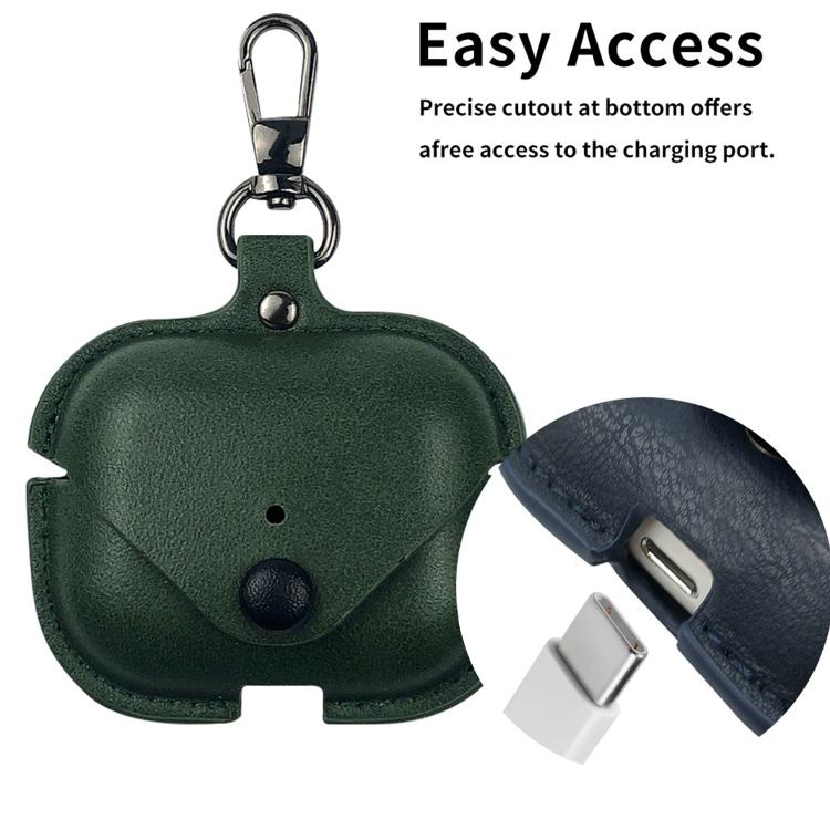 XDcase Business Leather Earphone Protective Case with Hook, For AirPods 5 / 4, For AirPods Pro 3, For AirPods Pro 2 / 1