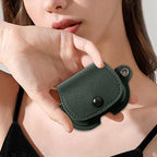 XDcase Backpack Style PU Leather Earphone Protective Case with Carabiner, For AirPods Pro 3, For AirPods 4, For AirPods Pro 2 / 1