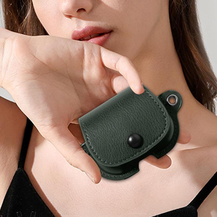 XDcase Backpack Style PU Leather Earphone Protective Case with Carabiner, For AirPods 5 / 4, For AirPods Pro 3, For AirPods Pro 2 / 1