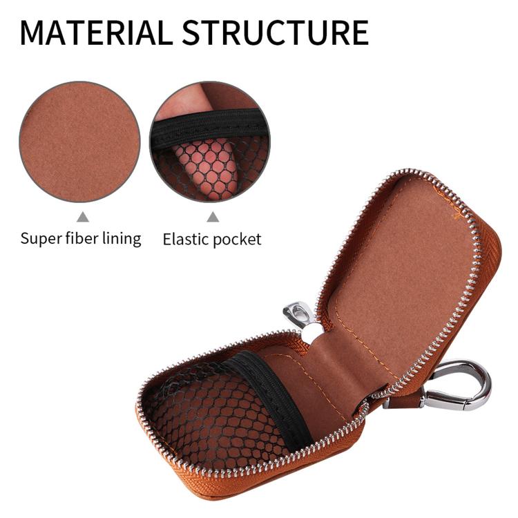 XDcase Universal PU Leather Earphone Protective Case with Hook