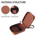 XDcase Universal PU Leather Earphone Protective Case with Hook