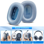 XDcase 1 Pair Mesh Fabric Magnetic Replacement Sponge Ear Pads, For AirPods Max