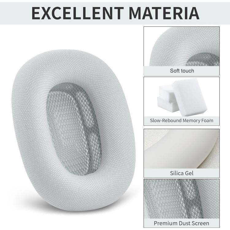 XDcase 1 Pair Soft-Touch Magnetic Replacement Sponge Ear Pads, For AirPods Max