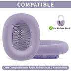 XDcase 1 Pair Mesh Fabric Magnetic Replacement Sponge Ear Pads, For AirPods Max 2