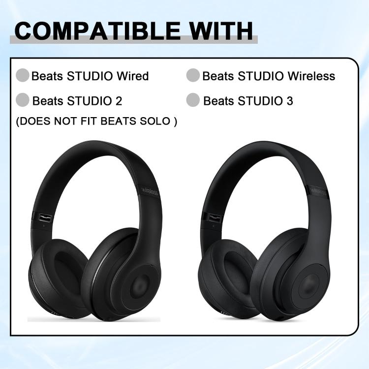 XDcase 1 Pair Memory Foam Headset Replacement Ear Pads with Pry Tool, For Beats Studio 2.0 / 3.0