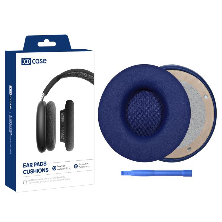 XDcase 1 Pair Protein Leather Headset Replacement Ear Pads with Pry Tool, For Beats Solo Pro Wireless
