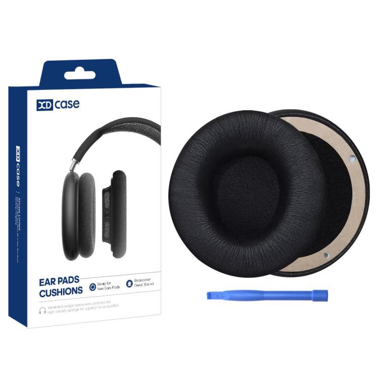 XDcase 1 Pair Protein Leather Headset Replacement Ear Pads with Pry Tool, For Beats Solo Pro Wireless
