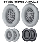 XDcase 1 Pair Protein Leather Headset Replacement Ear Pads with Prying Tool, For Bose QC15 / QC25 /  AE2