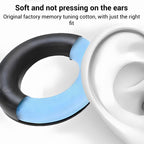 XDcase 1 Pair Protein Leather Headset Replacement Ear Pads with Prying Tool, For Bose QC45 / QCSE