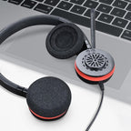 XDcase 1 Pair Sponge Ear Pads Headset Replacement Part with Prying Tool, For Jabra Evolve 20/20se/30/30 II/40/65