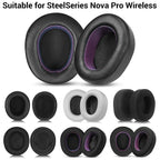 XDcase 1 Pair Headset Replacement Ear Pads with Prying Tool, For SteelSeries Arctis Nova Pro Wireless