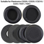 XDcase 1 Pair Headset Replacement Ear Pads with Prying Tool, For Plantronics C3220 / C3225 / C3210