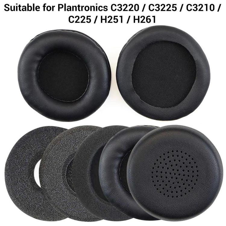 XDcase 1 Pair Headset Replacement Ear Pads with Prying Tool, For Plantronics C3220 / C3225 / C3210