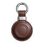 XDcase Metal Clip Microfiber Leather Protective Case with Key Ring, For AirTag 2nd Gen / 1st Gen