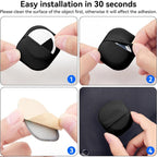 XDcase Elastic Fabric Back-adhesive Card Design Protective Case, For AirTag 2nd Gen / 1st Gen