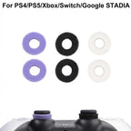 XDcase 6pcs Soft Silicone Aiming Precision Rings for PS4 / PS5 / Xbox / Switch / Google Stadia, 6PCS