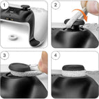 XDcase 8pcs Soft Silicone Aiming Precision Rings for PS4 / PS5 / Xbox / Switch / Google Stadia, 8PCS